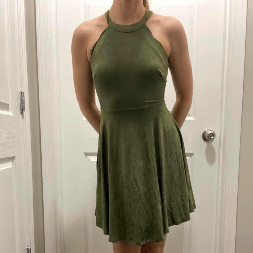 Altar’d State Olive Green Dress